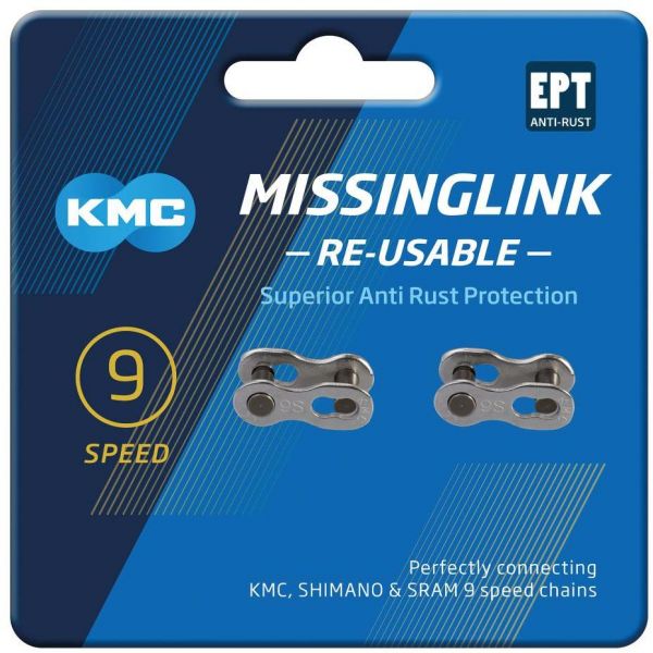 KMC MISSINGLINK Verschlussglied 9R EPT für Kette 6,6mm 9-fach